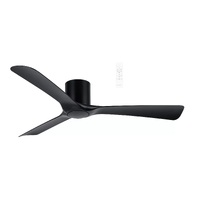 Martec Fresno 1320mm Smart DC Ceiling Fan with WiFi Remote Black