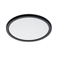 Martec Fino 18W Ultra Thin Tricolour LED Oyster Light Black