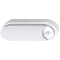 Martec Cove 15W LED Tricolour Oval Bunker with PIR Sensor