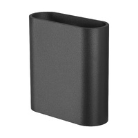 Martec Sorrento 10W Tricolour LED Exterior Wall Light Matt Black