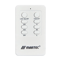 Martec Premier Slimline Ceiling Fan Remote with Timer