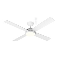 Martec Quantum 1320mm DC Ceiling Fan with LED Light White