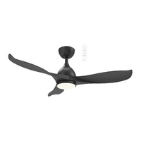 Martec Scorpion 1320mm Smart DC Ceiling Fan + Light with WiFi Remote Black