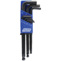 Major Tech 9 Piece Metric Ball Point Hex Key Set