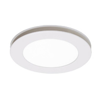 Martec Flow 295 Round Exhaust Fan with Tricolour LED Light White