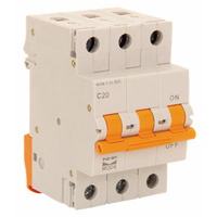 NHP 3 Pole Circuit Breaker 6kA MOD6