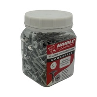 Maible 8G x 25mm Galvanised Button Head Needle Point Screws (200 Jar)