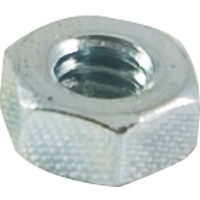 5/32 Zinc Hex Nuts (100 Pack)