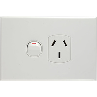 Connected Switchgear GEO Single Powerpoint White