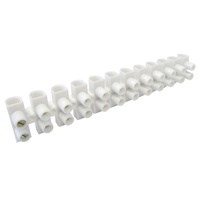 Powerforce Terminal Strip Connector 10A 12 Pole White