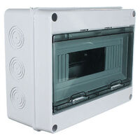 QCE 8 Pole Surface Mount Weatherproof Switchboard (IP65)