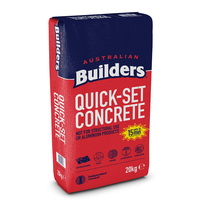 Australian Builders 20kg Quick Set Concrete