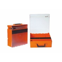 Orange Deep Rolacase with Clear Lid