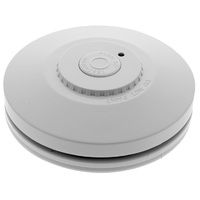 Red Stand-Alone Smoke Alarm with 10 Year Lithium Battery