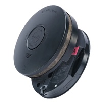 Red Professional 240V Smoke Alarm with 10YR Battery Black