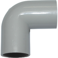 25mm Sharp Elbow 90 Degree Grey