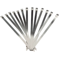 316 Grade Stainless Steel Cable Ties 300mm x 4.6mm (100 Pack)