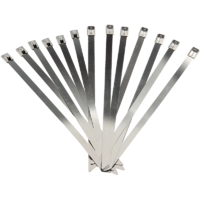 316 Grade Stainless Steel Cable Ties 360mm x 4.6mm (100 Pack)