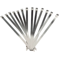 316 Grade Stainless Steel Cable Ties 360mm x 4.6mm (100 Pack)