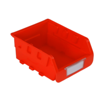 StorageTek Storage Bin Size 1 Red