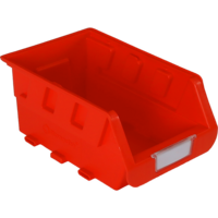 StorageTek Storage Bin Size 2 Red