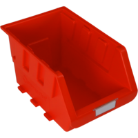 StorageTek Storage Bin Size 3 Red