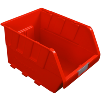 StorageTek Storage Bin Size 4 Red