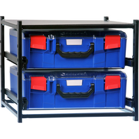 StorageTek Drawer Frame with 2 x Large Clear Lid Cases