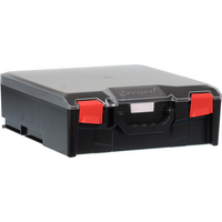 StorageTek Case Large with Clear Lid Black