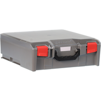 StorageTek Case Large with Clear Lid Grey