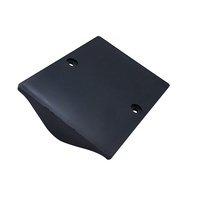 Sureset Horizontal Corrugated Mounting Block Black