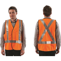 Fluoro Orange Safety Vest (Night Use)