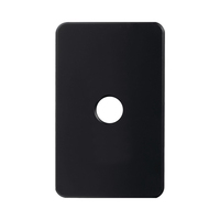 SAL PIXIE Ambience 1 Gang Switch Cover Black