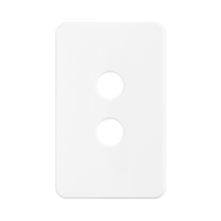 SAL PIXIE Ambience 2 Gang Switch Cover White