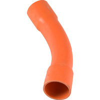 100mm Orange Sweep Bend 45 Degree