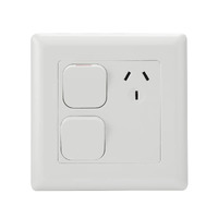 Tesla Single Powerpoint 10A + Extra Switch Large Dolly