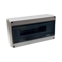 Tesla 18 Pole Surface Mount Weatherproof Switchboard (IP65)