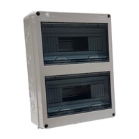 Tesla 24 Pole Surface Mount Weatherproof Switchboard (IP65)