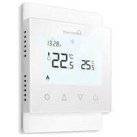 Thermotouch 7.6iG Glass Programmable Thermostat White