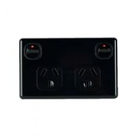 Tesla Double Powerpoint 10A Black