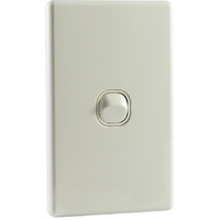 QCE Slimline 1 Gang Single Light Switch