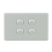 QCE 4 Gang Quad Light Switch