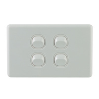 QCE 4 Gang Quad Light Switch