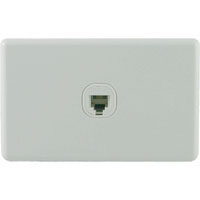 QCE Slimline Telephone Outlet - RJ11 Socket