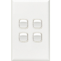 HPM Excel 4 Gang Light Switch