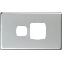 HPM Excel Single Powerpoint Matt Silver Metal Cover