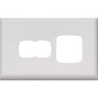 HPM Excel Single Powerpoint + Extra Switch White Cover