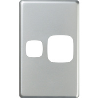 HPM Excel Vertical Single Powerpoint Matt Silver Metal Cover