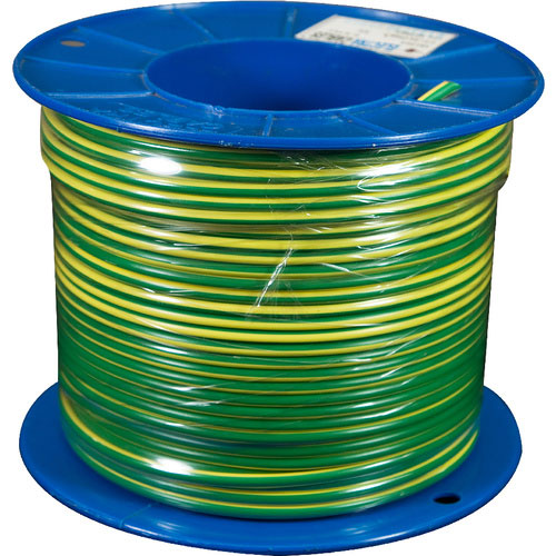 10.0mm Building Wire Green / Yellow Earth (100mtr Roll)