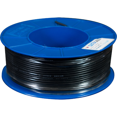 2.5mm Building Wire Black (100mtr Roll)